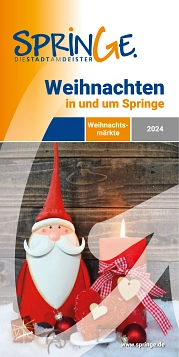 Flyer Weihnachtsmärkte 2024 © Stadt Springe