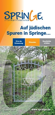 Titelbild Flyer Auf jüdischen Spuren in Springe © Stadt Springe