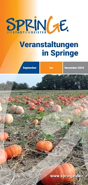 Titelbild Veranstaltungsflyer September - November 2024 © Stadt Springe