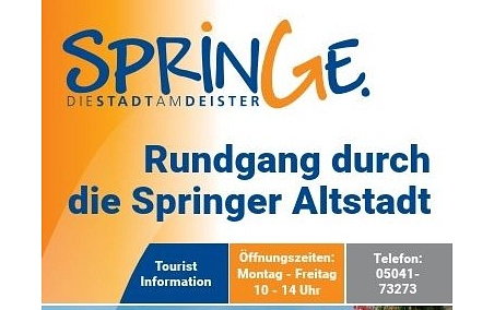 Vorschaubild Flyer Rundgang durch die Springer Altstadt