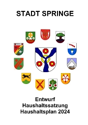 Wappenblatt Haushaltsplan-Entwurf 2024 © Stadt Springe